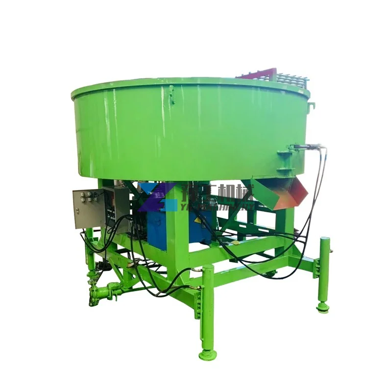 1000L Concrete Mortar Cement Storage Machine JW1000 Pan Concrete Mixer