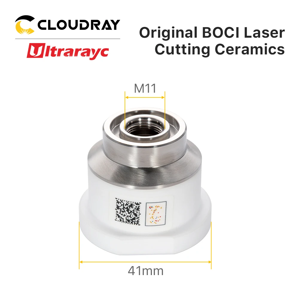 Original Laser Ceramic Rings Ref.Y.Z.C0034 for BOCI BLT641 BLT421 Series Laser Cutting Head D41 H34 M11 Nozzle Holder