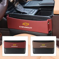 Leather Car Seat Slit Organizer Leather Storage Box For Chevrolet  Orlando Epica Silverado Trailblazer Suburban Traverse Onix