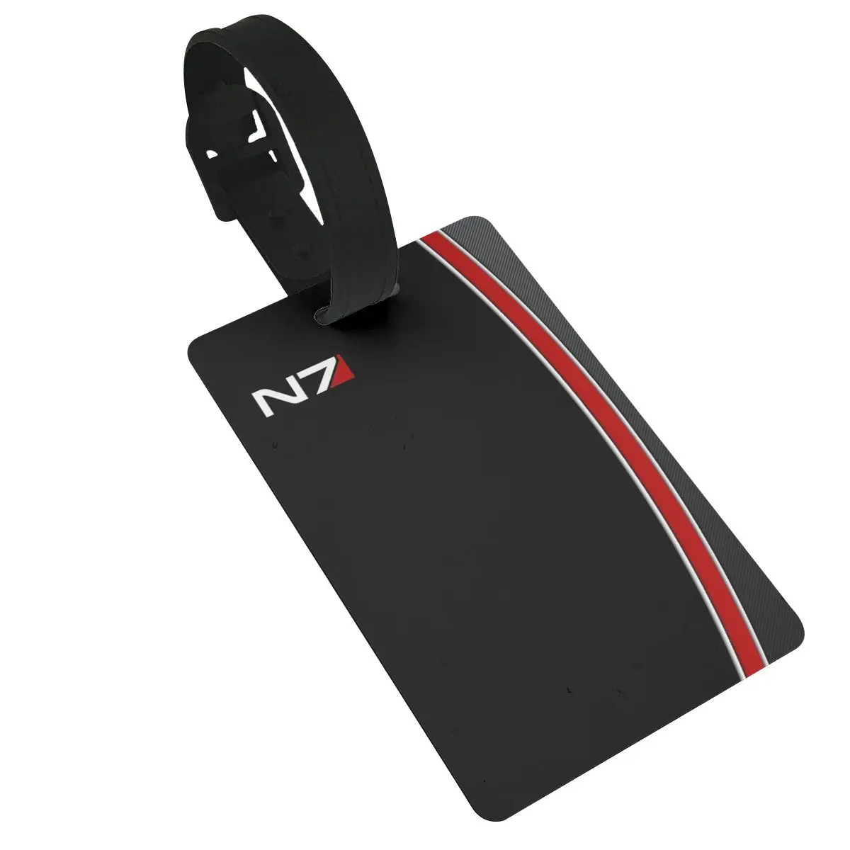 N7 Mass Effect Emblem Luggage Tags Suitcase Accessories Travel Cute Baggage Boarding Tag Portable Label Holder ID Name Address