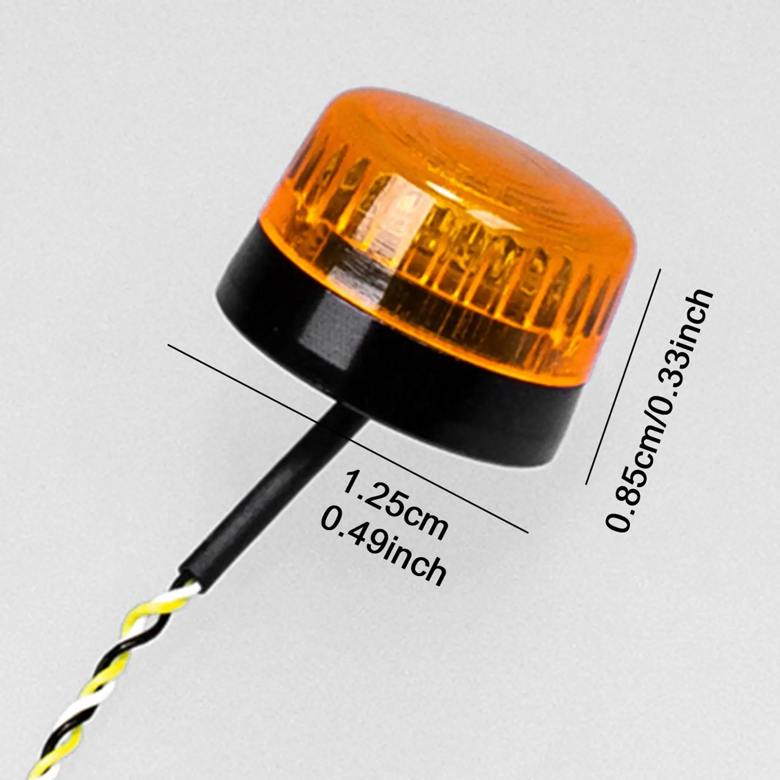 

1 Pair RC Car LED Rotating Lamp Warning Light for 1/14 RC Model Car Crawlers