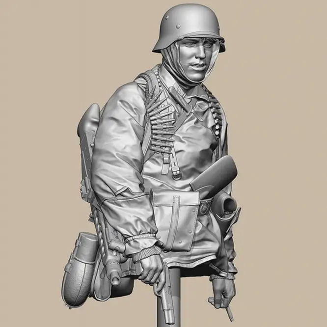 

1/10 Resin Model Bust GK， Unassembled and unpainted kit