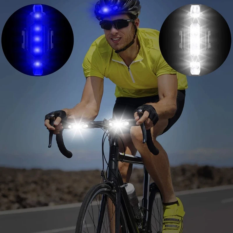 1/4PCS Bike Taillight USB Rechargeable Waterproof MTB Road Cycling Safety Warning Rear Light Lamp Lantern Bike Motorcycle Lights