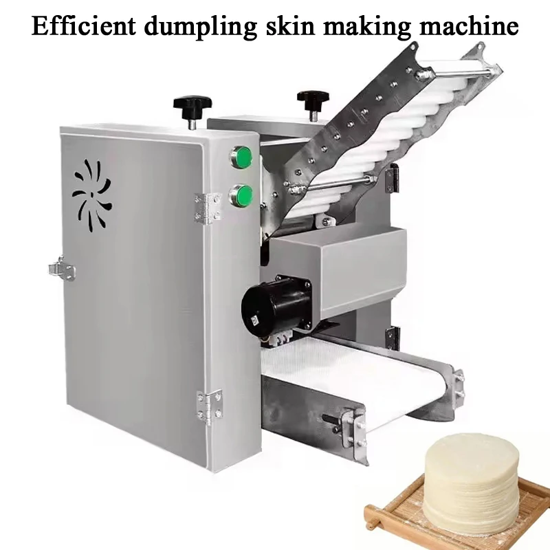 PBOBP Dumpling Model Gyoza Skin Making Wonton Wrappers Machine Stainless Rolling Pressing Maker Rolled Round/Square Dough Sheete