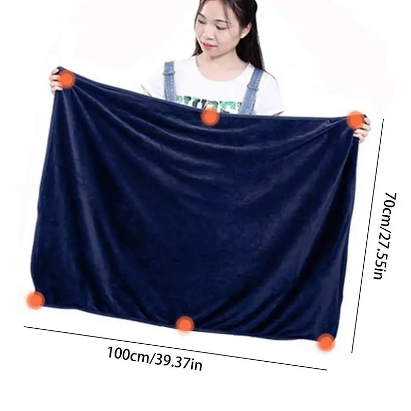 Heated Shawl USB Heated Shawl Heated Blanket Winter Electric Throw Blanket Soft Thicker Heating Blanket Throw With Buckle Heat