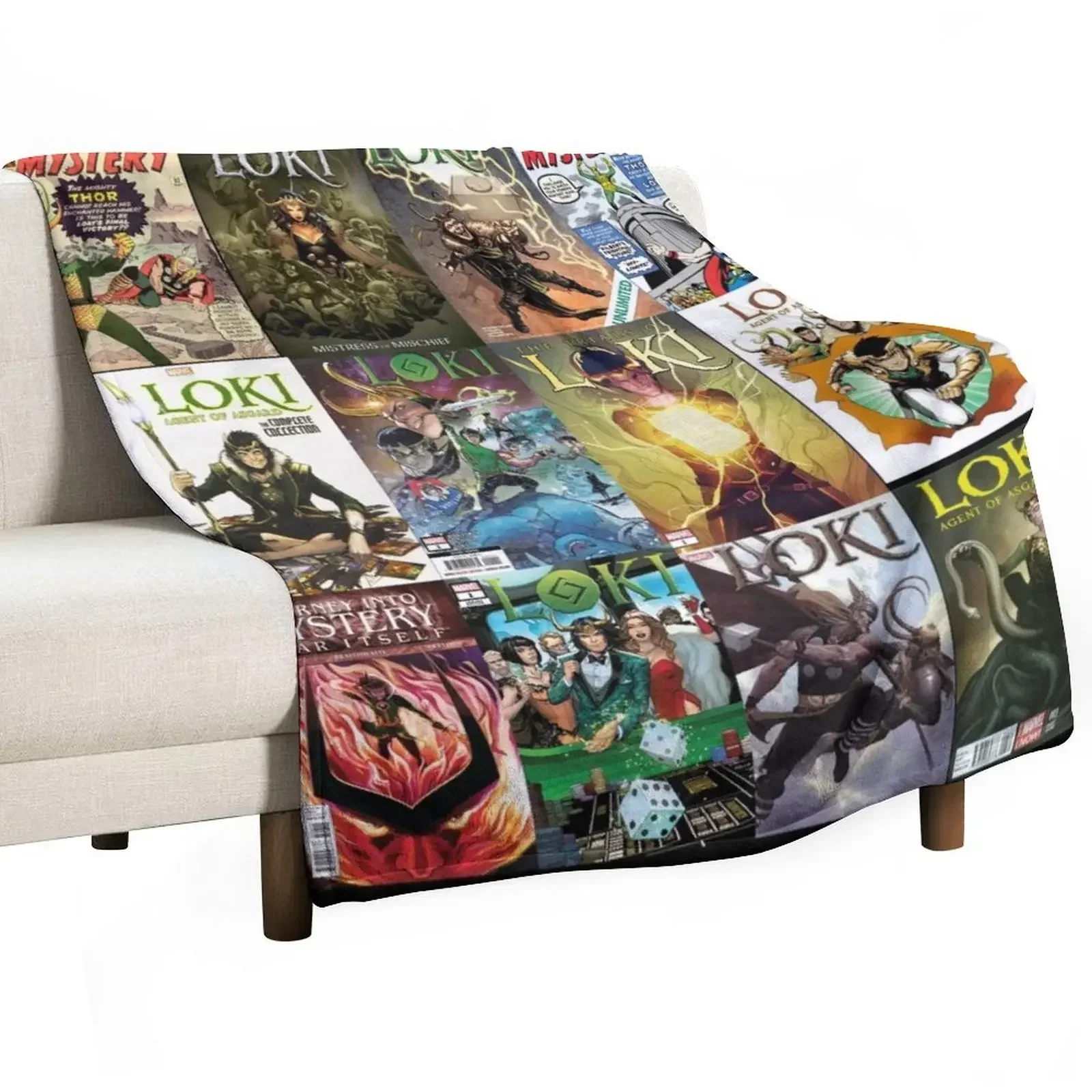 

God of Mischief comic collection Throw Blanket Giant Sofa for sofa Blankets