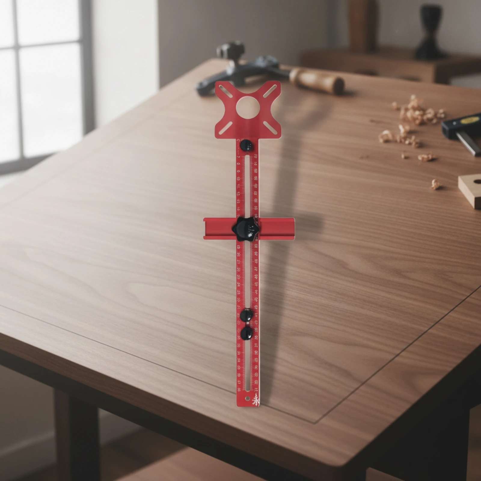 Router Circle Cutting Guide Adjustable Router Guide with Measuring Rail Circle Jig Precision Tool Accurate for Woodworkers - view 3