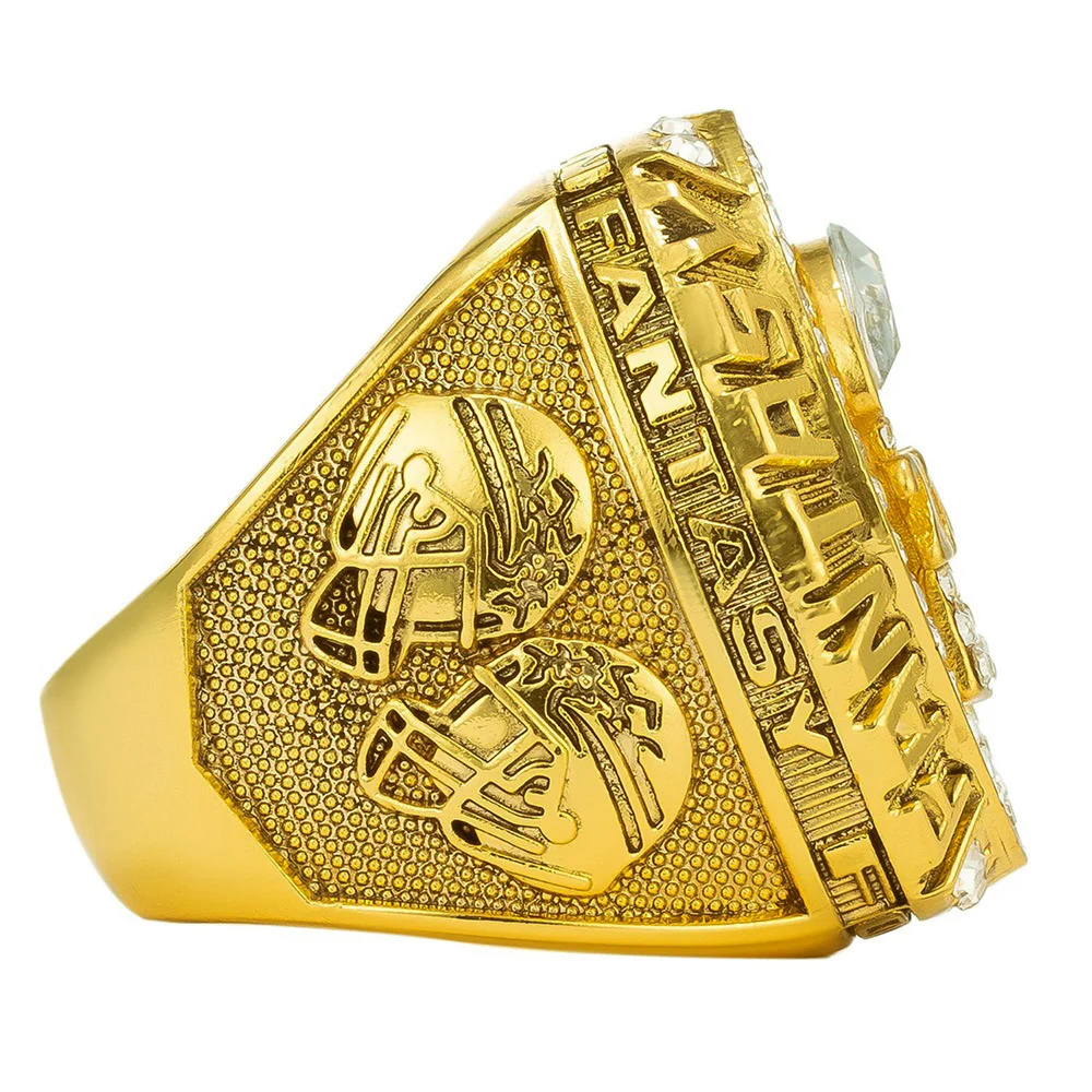 

2025 NEW Fantasy Football Championship Ring Award Prize Trophy Sports Winner FFL Champion Ring for Fans Souvenir Gifts