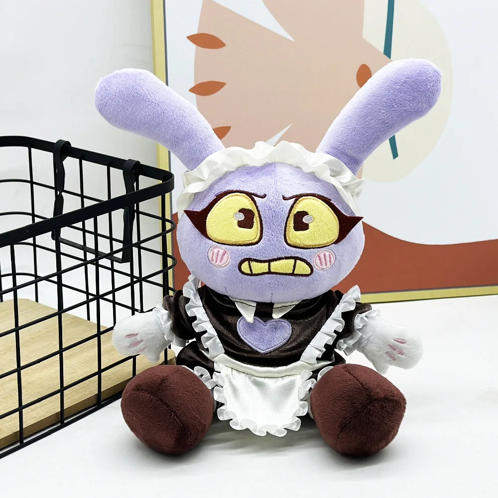New 28cm Maid Jax Plush Toys Cute Soft Stuffed Pillow Dolls For Kid Birthday Christmas Gift