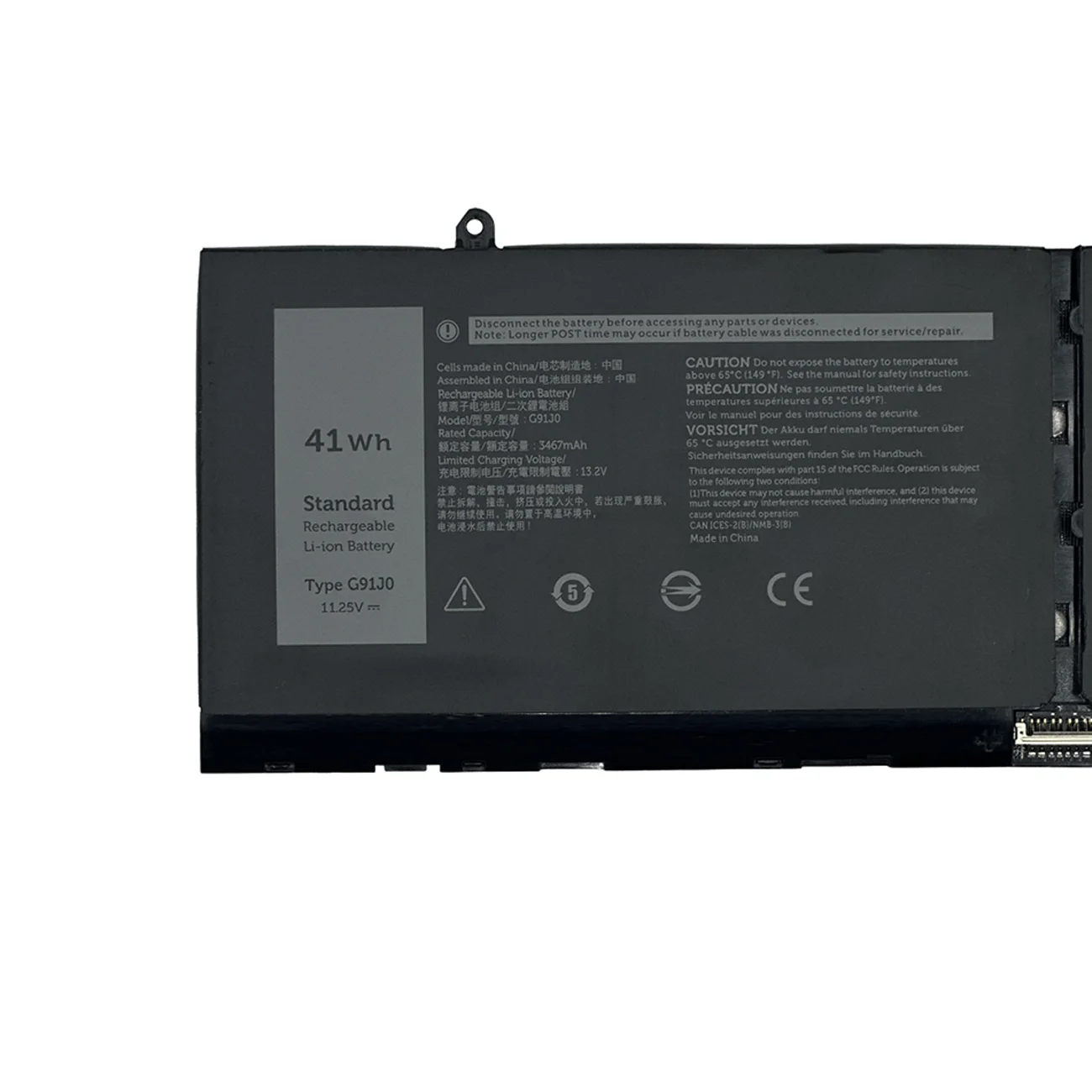NEW Laptop Batteries G91J0 For Dell Inspiron15 5310 3511 5510 5410 5415 5518 3510 Vostro 3510 Laptop Battery