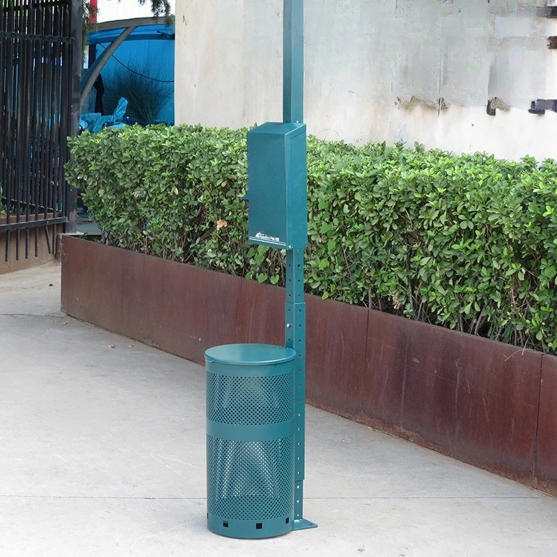 

Cleaning trash can Outdoor pet feces can Galvanized sheet Park square Scenic area Cat and dog feces trash can