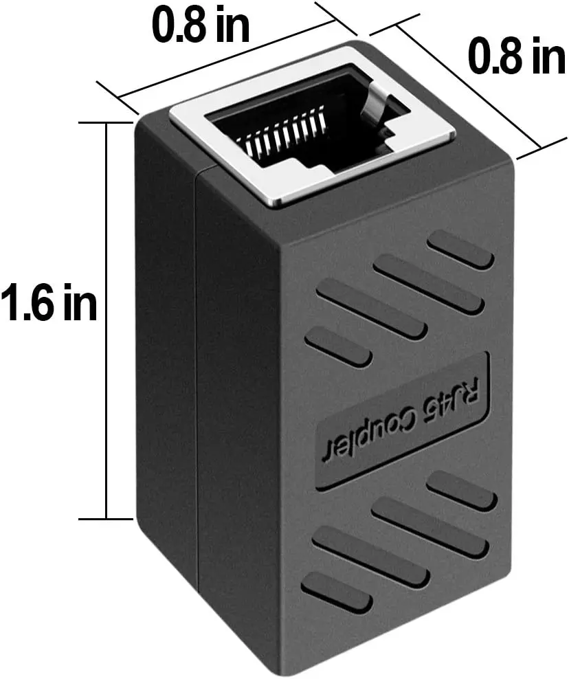 5-20pcs Ethernet Cable Extender,RJ45 cat 5 cat 6 cat6a Coupler, Extender Connector - Ethernet Coupler Female to Female