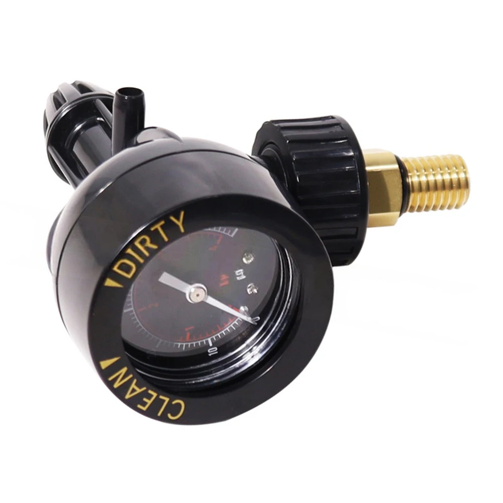 For Pool Pressure Monitoring Pool Filter Pressure Gauge Pressure Sensor Scratch-resistant Lens Anti-glare Visibility