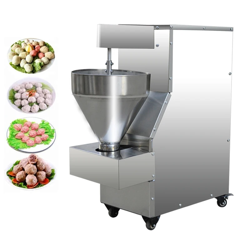 

Electric Beef Meatball Maker Machine Automatic Minced Meat Sliced Fish Fillet Kitchen Commercial Fish Ball Forming Machine