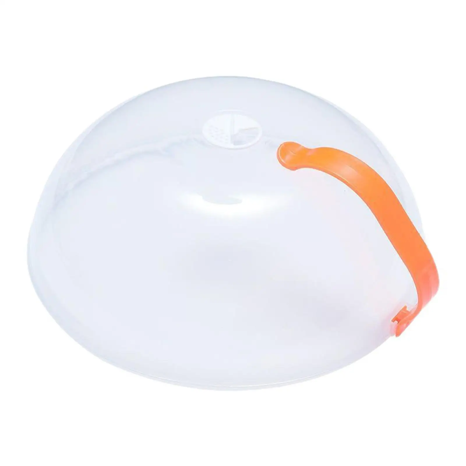 Cubierta de microondas para alimentos Tapa de salpicaduras de microondas lavable con asa