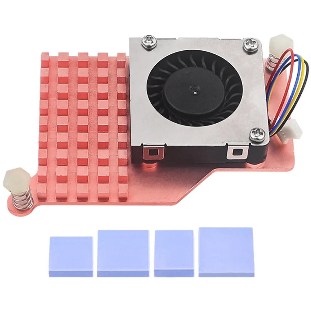 Active Cooling Fan with For PWM and Pure Copper Heatsink for For RASPBERRY Pi 5 to Reduce CPU Throttling Effectively
