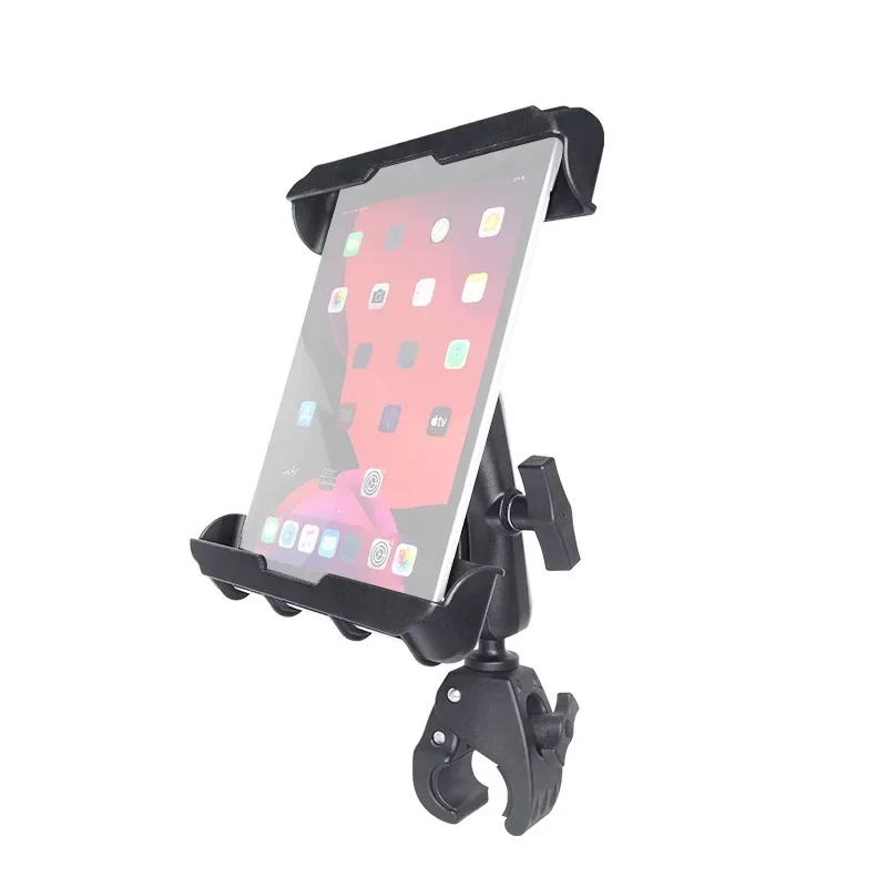 TabDock-Klemme, robuste Pfosten-/Stangenhalterung für stationäre Fahrräder, Fitnessstudio, Laufbänder, Wagen, Rollstühle, Krankenhauspatientenpflege