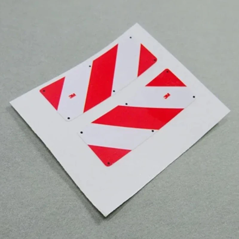 1 Satz Rücklicht-Warnaufkleber für 1/14 Tamiya RC Truck Trailer Kipper SCANIA R730 R470 R620 Diy-Teile