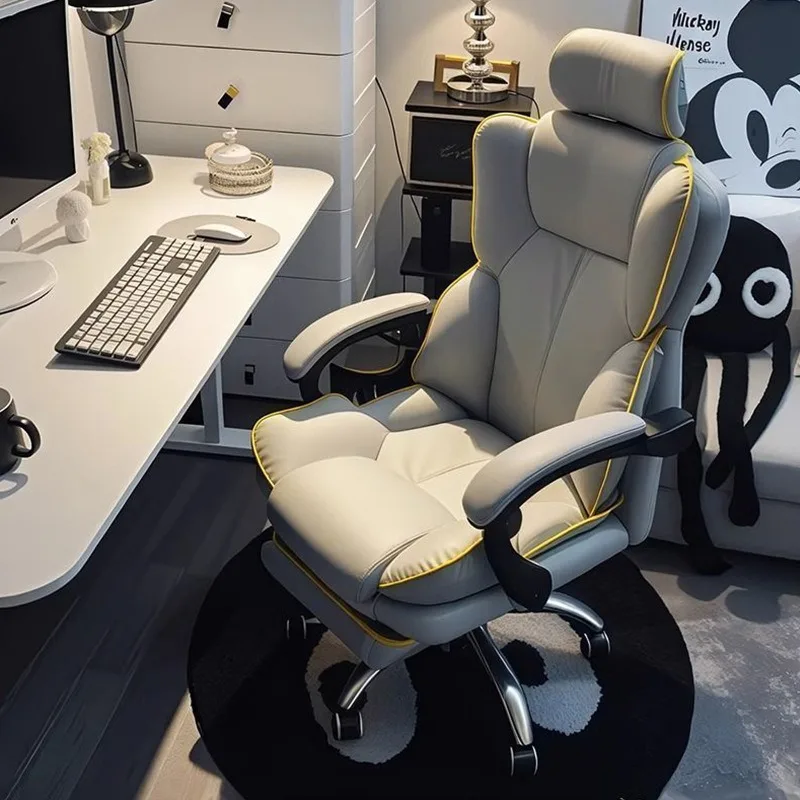 

Home comfortable e-sports chair boys dormitory computer chair live streaming host sedentary not tired backrest swivel chair