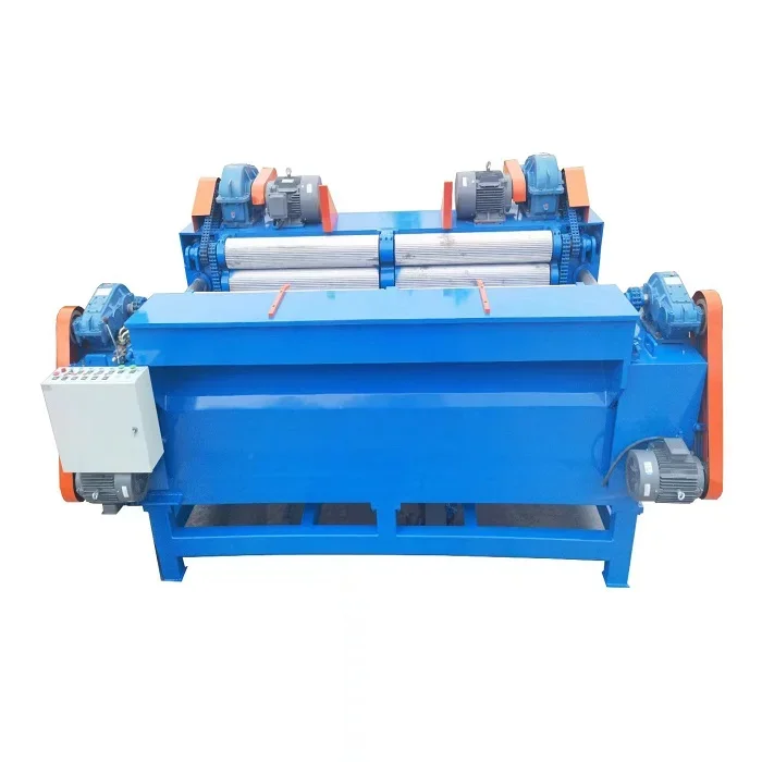 CNC woodworking Plywood wood veneer peeling 4ft 8feet simple veneer peeling line plywood machine image 6