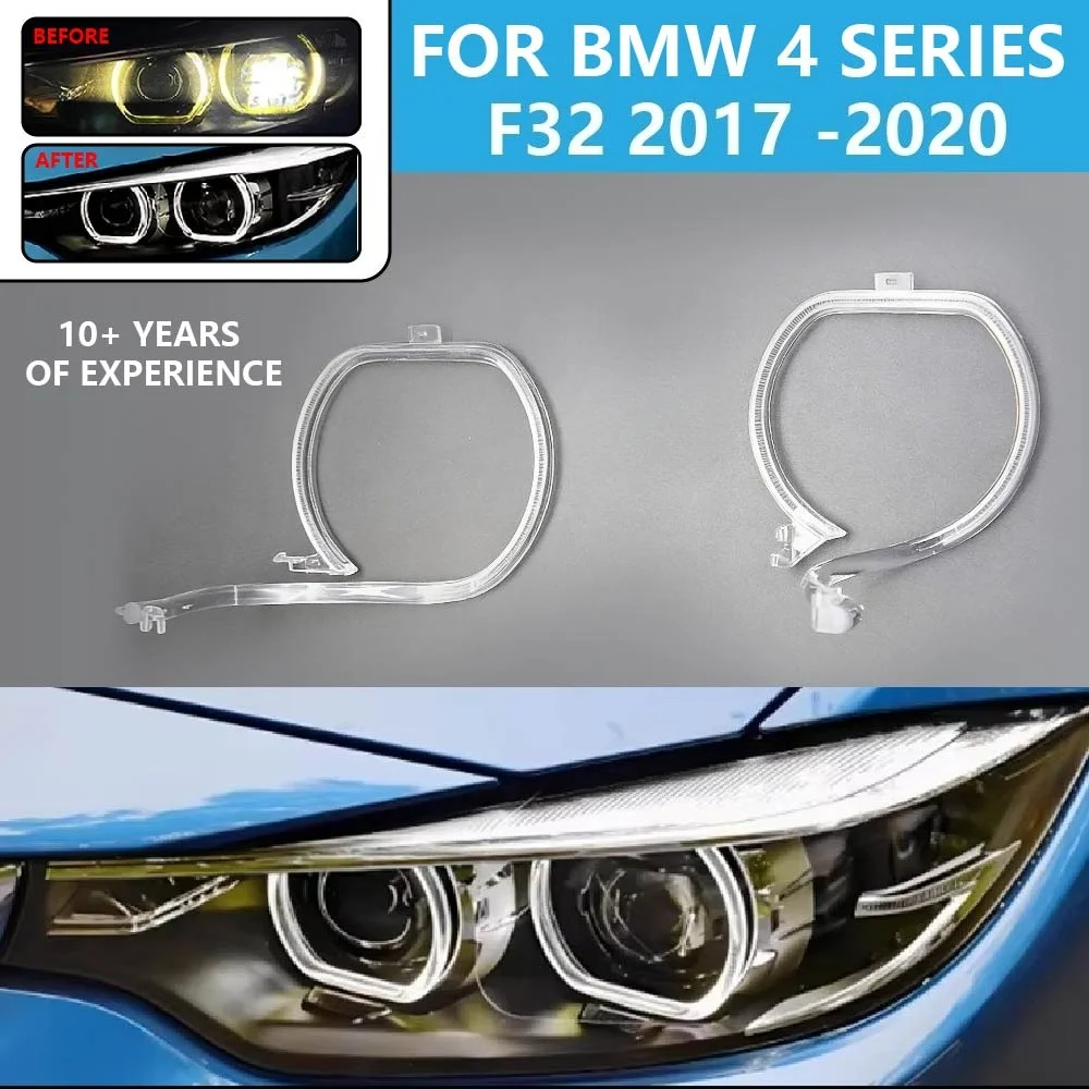 

For BMW 4 Series F32 2017 2018 2019 2020 Car Headlight LOW DRL Light Bar Angel Eye Ballast Module DRL Auto Parts