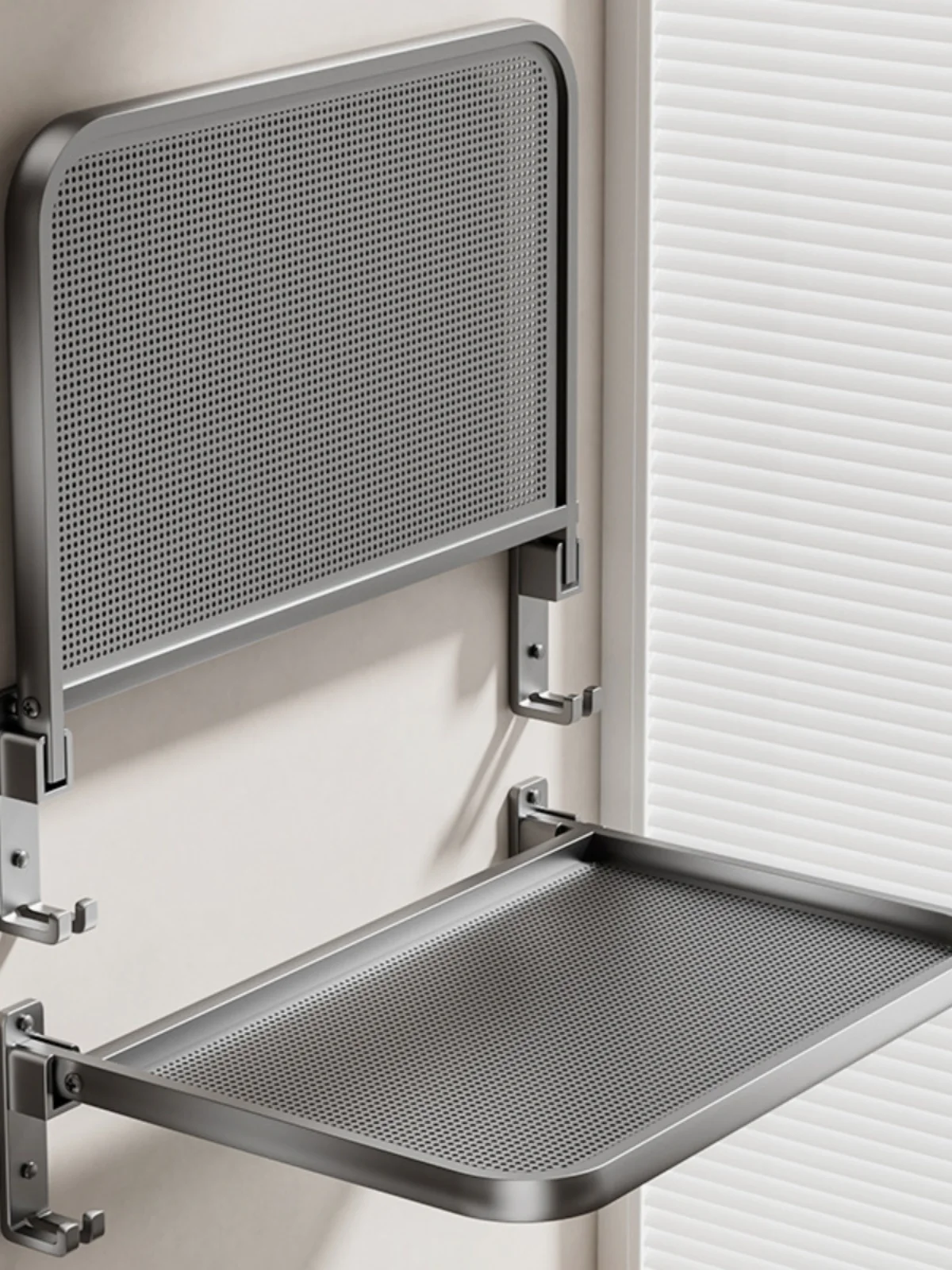 

Gun ey Invisible Batoom Towel Ra Wall Mounted Storage elf No Drilling Required Bath Accories Organizer