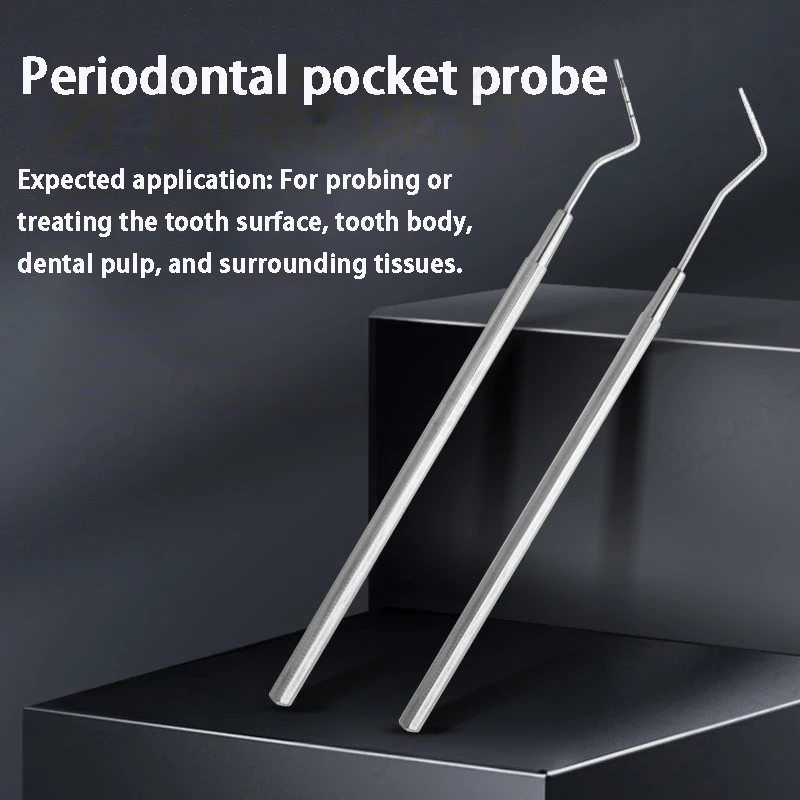 Periodontal Pocket Gauge Probe - Stainless Steel Instrument