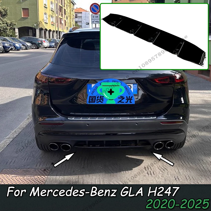 

Центральный задний сепаратор-диффузор, настройка для Mercedes-Benz GLA H247 GLA180 GLA200 GLA220 GLA35 GLA45 AMG Line 2020-2025 BodyKit