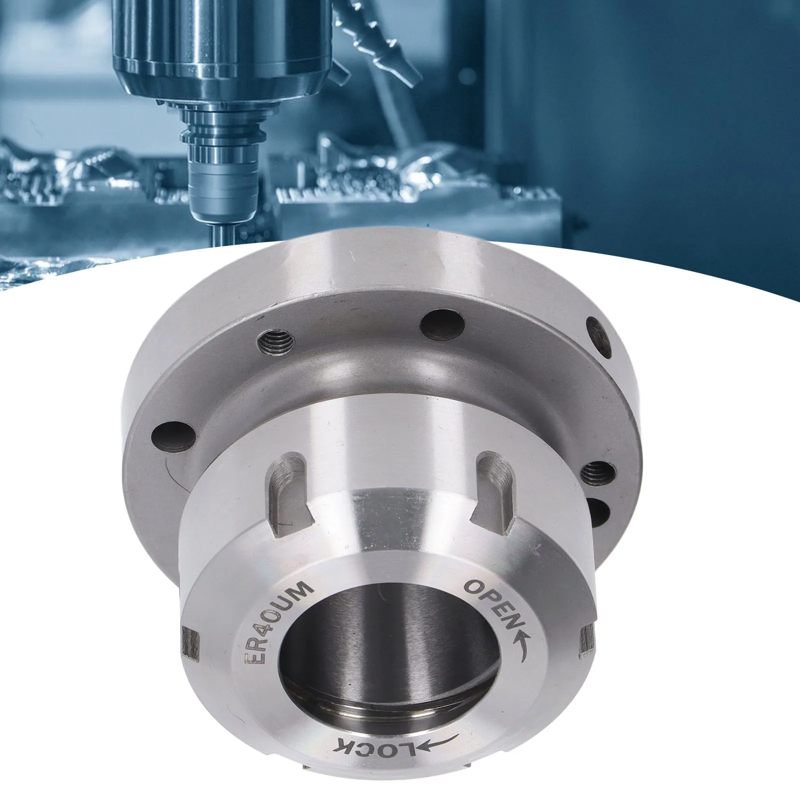 Clamping Collet Chuck Compact Replacement for CNC Milling Machine Lathe ER40 80mm Diameter Clamping Collet Chuck Collet Chuck