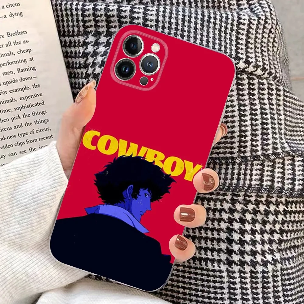 Space Cowboy Bebop Phone Case For iPhone 15 14 13 12 Mini 11 Pro XS Max X XR SE 6 7 8 Plus Soft Silicone Cover