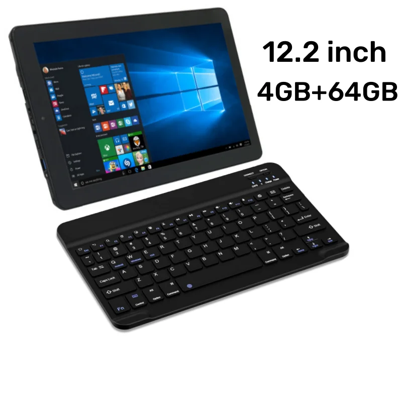 

12.2 INCH TS Windows 10 Tablet 4GB DDR+64G ROM 64 Bit Quad Core HDMI-Compatible USB 3.0 1920 x 1200 Pixels Dual Camera