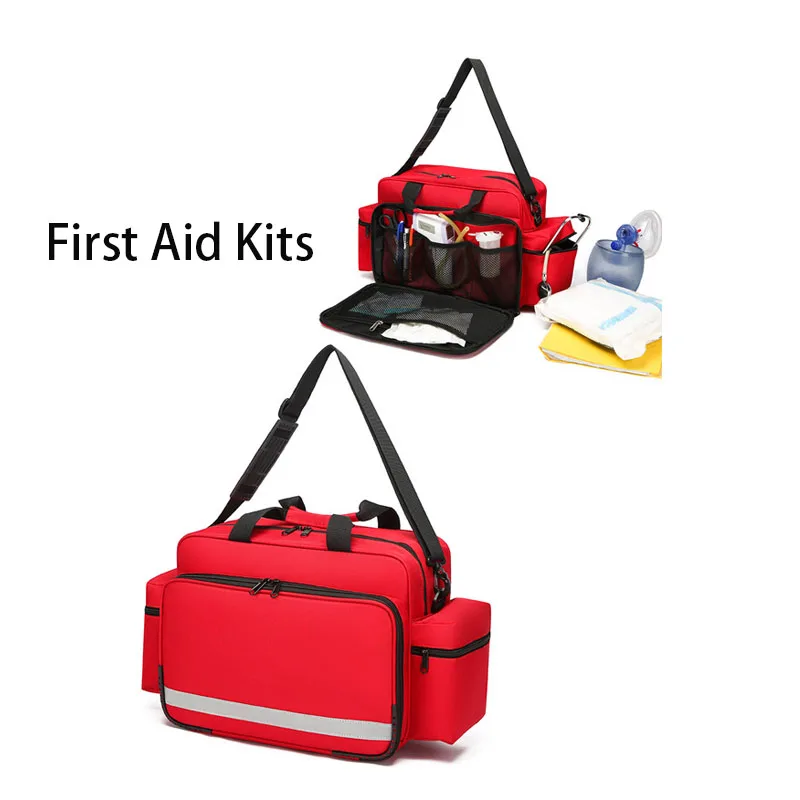 

First Aid Kit 600D Waterproof Car Portable Multifunctional Shoulder Medical Bag Outdoor Travel Rescue And Survival Emergency