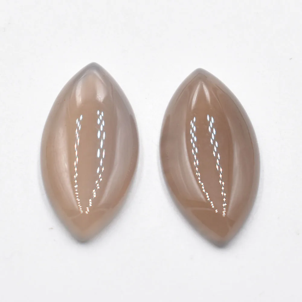 Modische Natursteinperlen in Pferdeaugenform für die Schmuckherstellung 15x30mm, kostenloser Versand, Großhandel 20 Stück/Lot – Detail 7