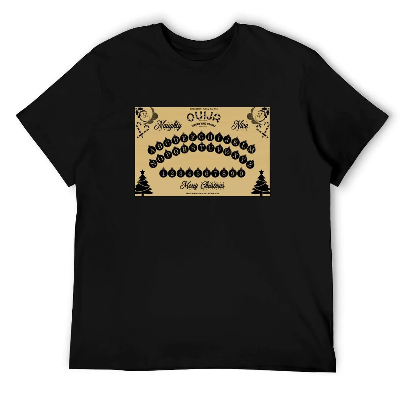 

Christmas Ouija Board T-Shirt man t shirt summer t shirts for man slim fit funny t shirts cotton T-Shirt