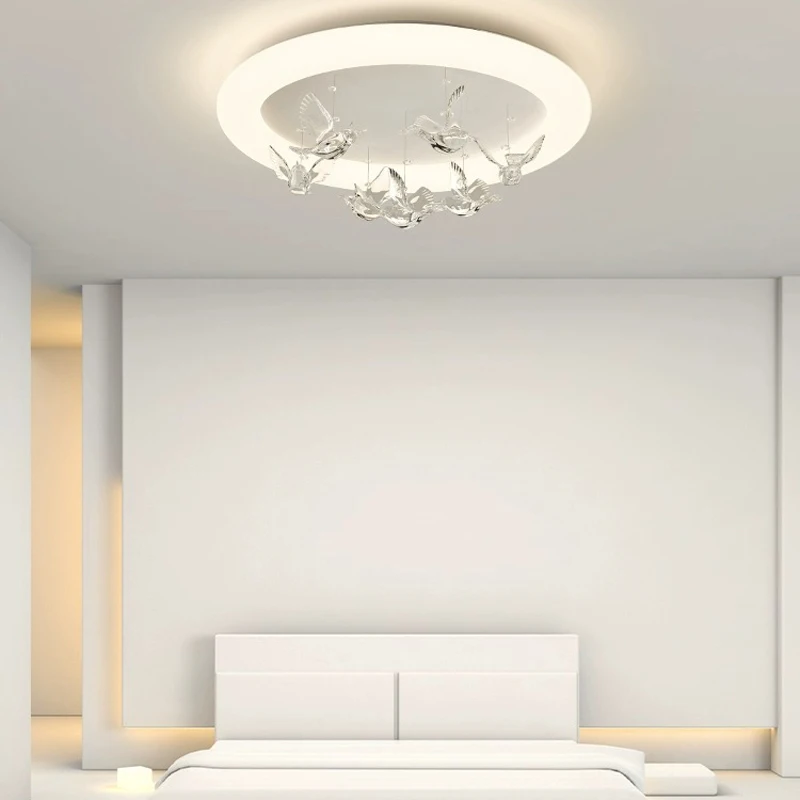 

AiPaiTe modern round/rectangular ceiling light can be infinitely dimmable for living room dining room acrylic LED ceiling light