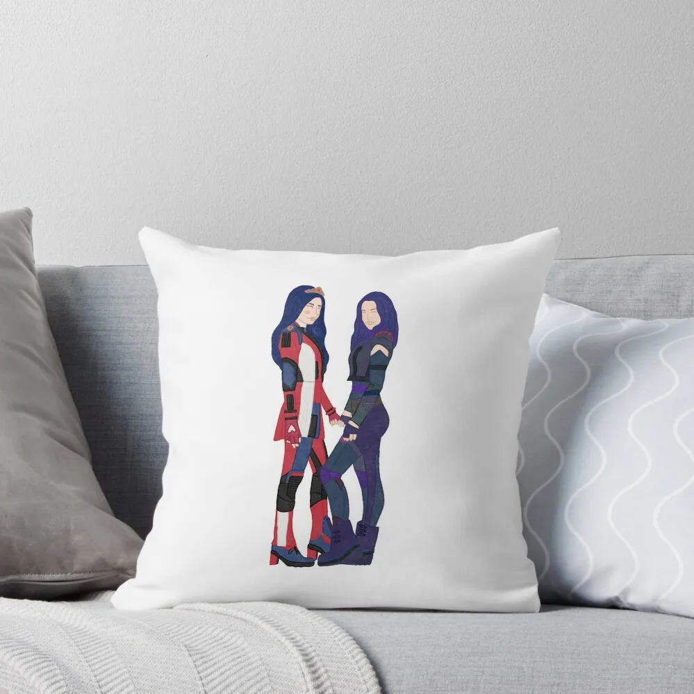 mal and evie descendants Throw Pillow Cushions Cover Decorative pillowcase pillow