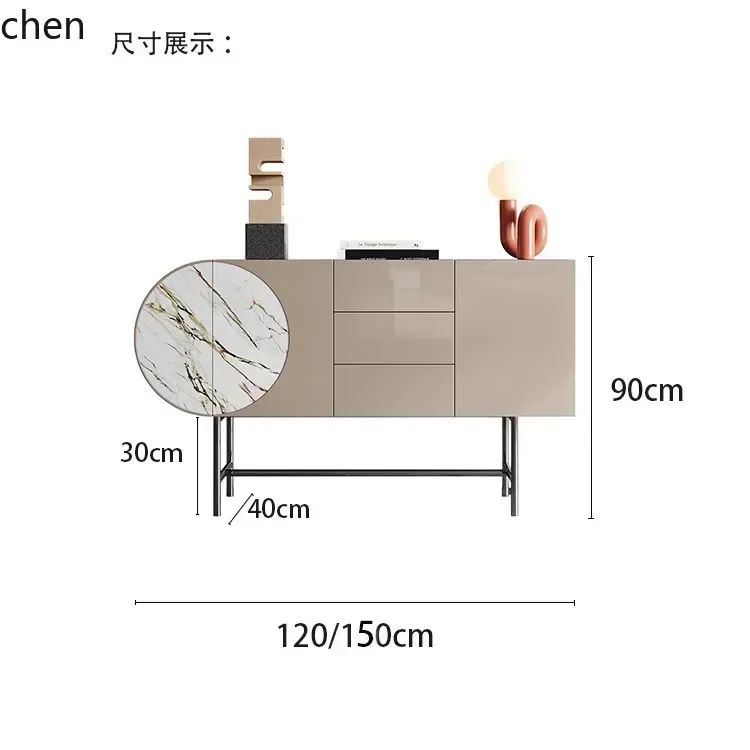 DSALight Luxury Entryway Decorative Chest of Drawers Storage Simple Wall-Mounted Organizer
