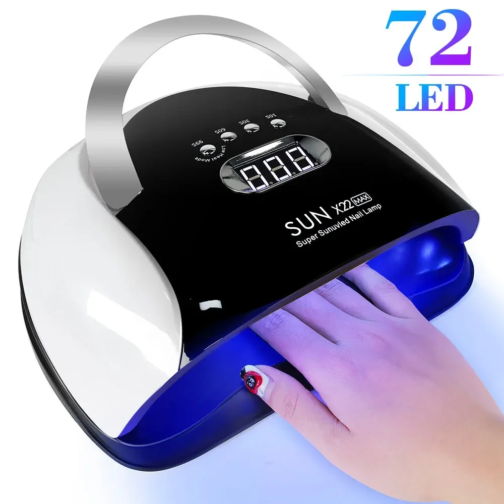 Sèche-ongles aste avec lampe LED UV, séchage rapide, sans fil, durcissement de tous les vernis à ongles en gel, manucure