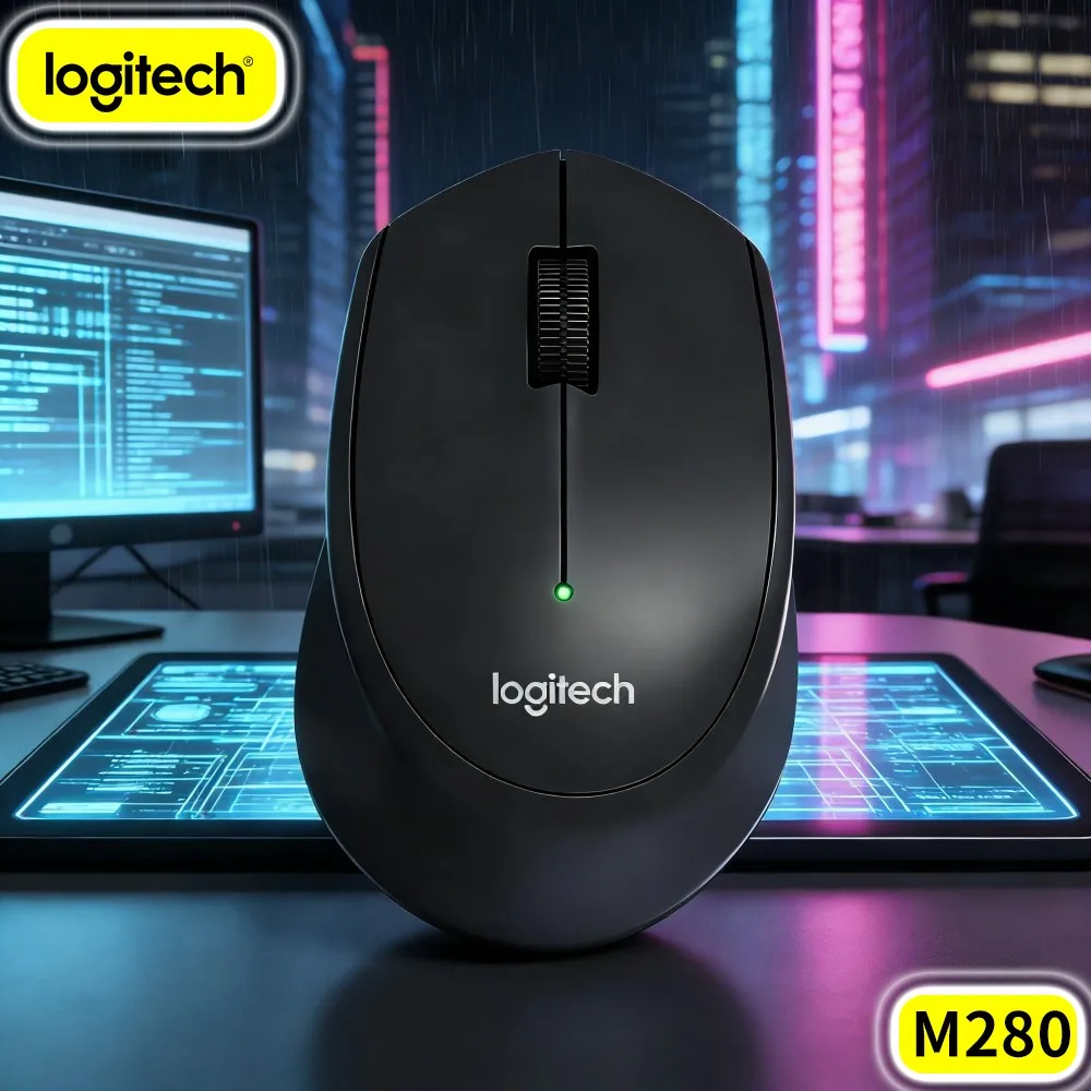 Excellent Choice For Space Limited Office Counter Wireless Mouse M280 Moderate Footprint Reserves Room Files Desktop Pc