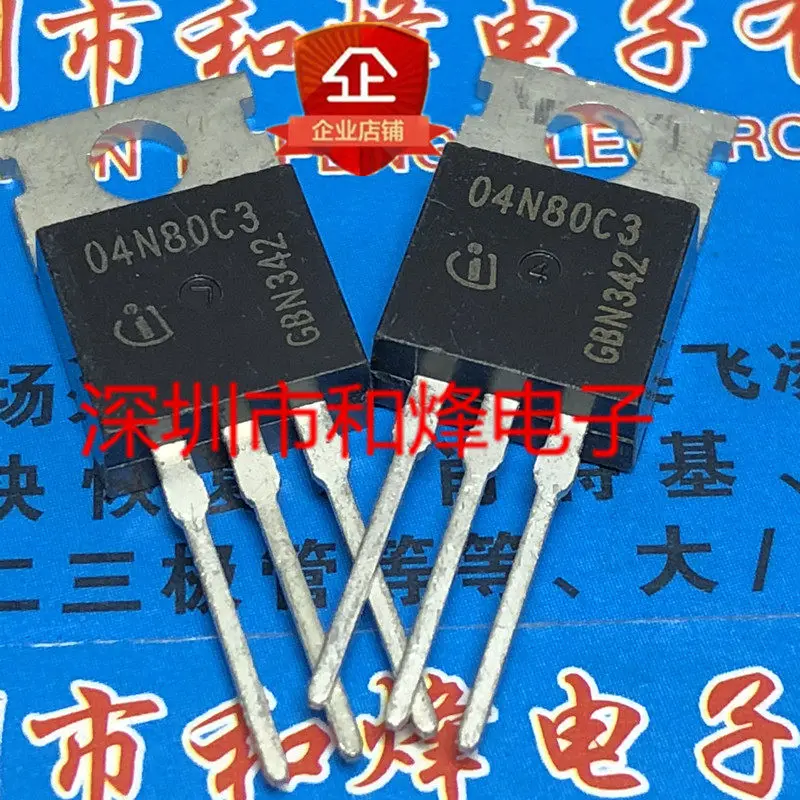 5PCS 04N80C3 SPP04N80C3 TO-220 80 4A MOSFET