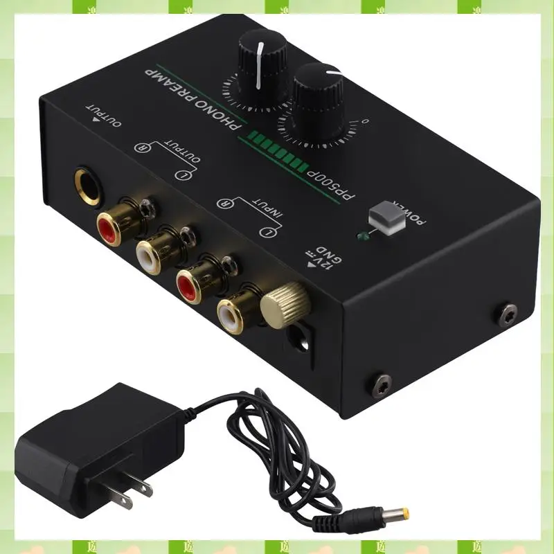 2025 Phono Turntable Preamp, Phonograph Preamplifier With R C A Input, RCA/TRS Output, For Turntable Record Play,Phono Turntable