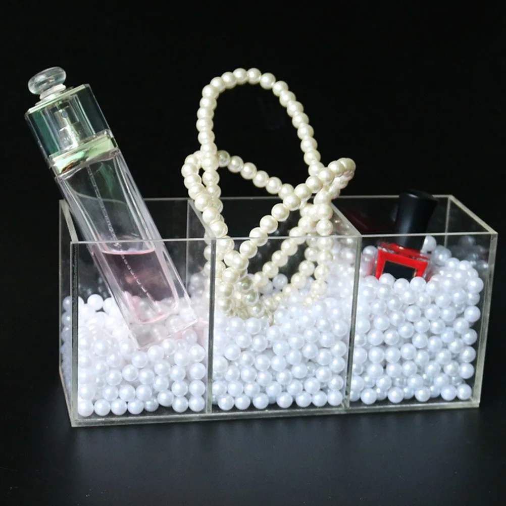 

Acrylic Transparent Box Durable Organizer Storage Case for Makeup Brushes Lipstick Cream Cosmetics Simple Sundries