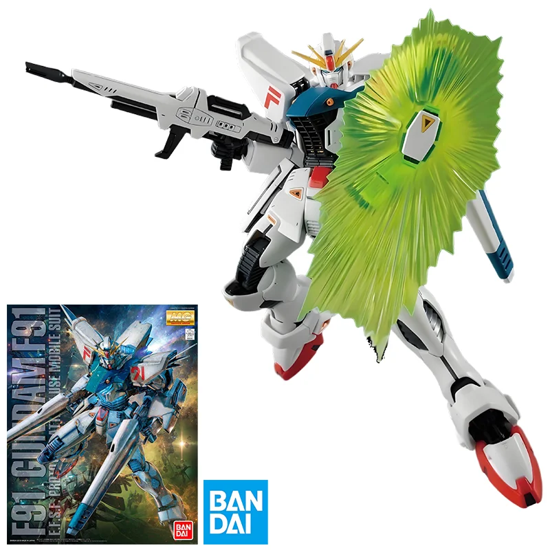 

Bandai Anime MG 201 Gundam F91 Ver.2.0 1/100 MG Series Сборка Модель Комплект Аниме Фигурка Пластиковая сборка Игрушки Подарки