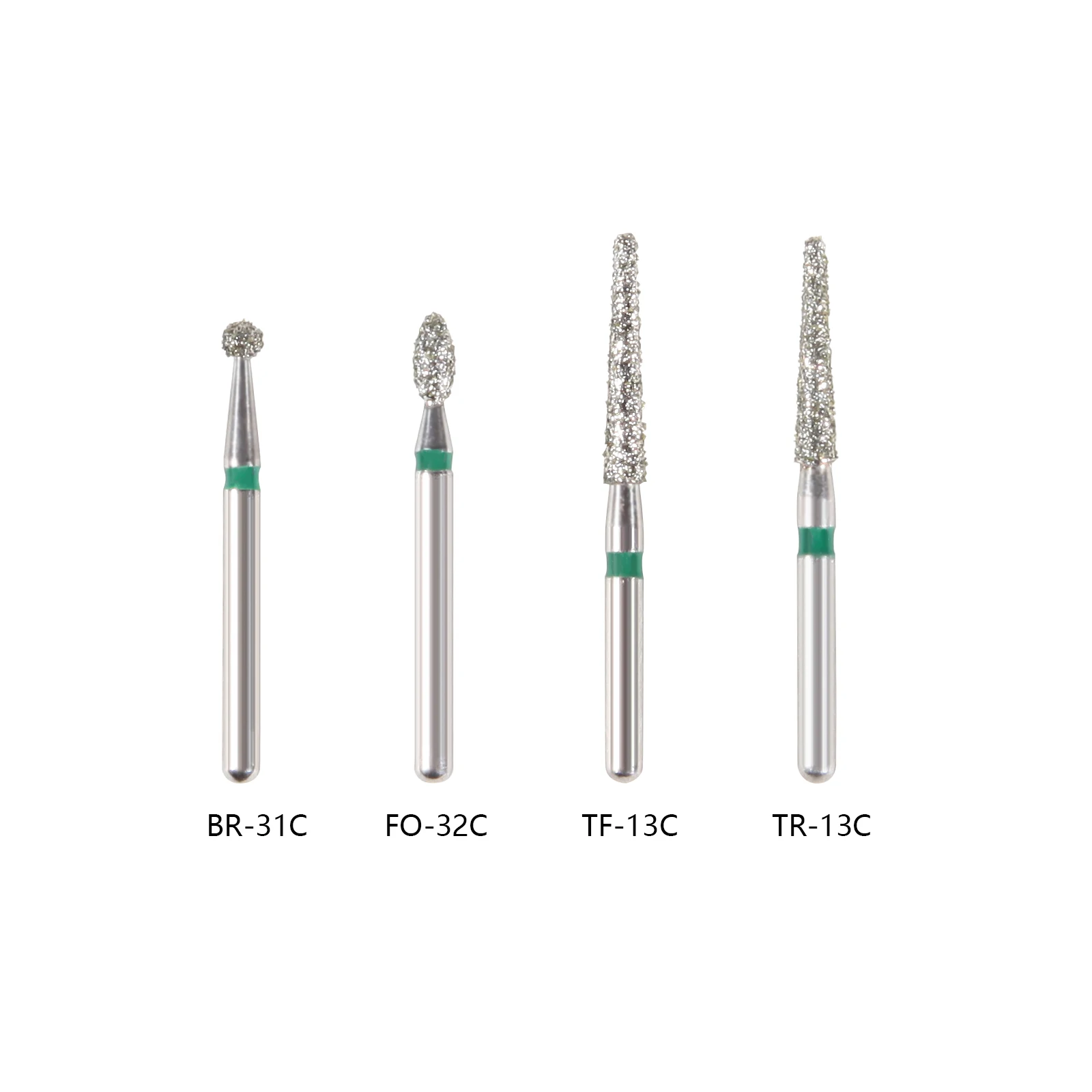 Dental Diamond Burs For High Speed Handpiece Friction Grip FG 1.6mm Bur 5Pcs/Box 42Types  Polishing Teeth Whitening Tools