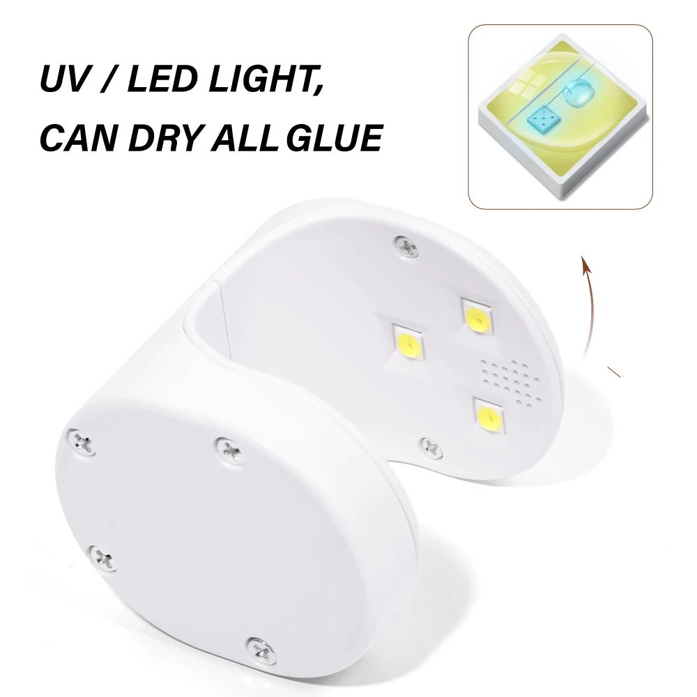 LINMANDA ジェルネイル用ミニ UV ライト UV ライト UV ネイルランプ ジェルネイル用プロフェッショナル UV ランプ ネイルアート用革新的なネイルドライヤー