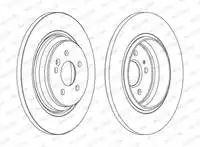 Store code: DDF1099C for brake disc rear ML-CLASS W163 9805