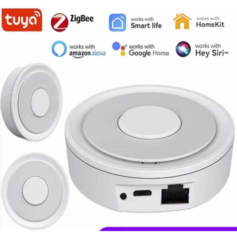 Tuya Smart Life ZigBee Smart Wireless/Wired Gateway Hub Домашний умный мост Устройства удаленной связи Wi-Fi Центральный хост управления