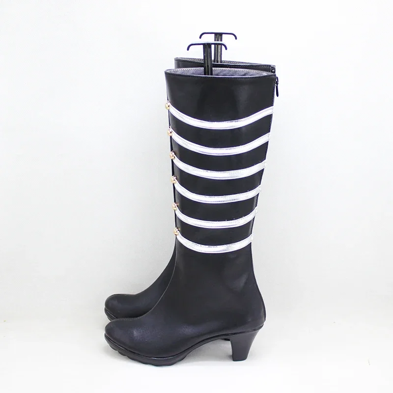 Scarpe cosplay Lelouch del 10° anniversario Scarpe in pelle PU Stivali di carnevale di Halloween Puntelli cosplay realizzati su misura