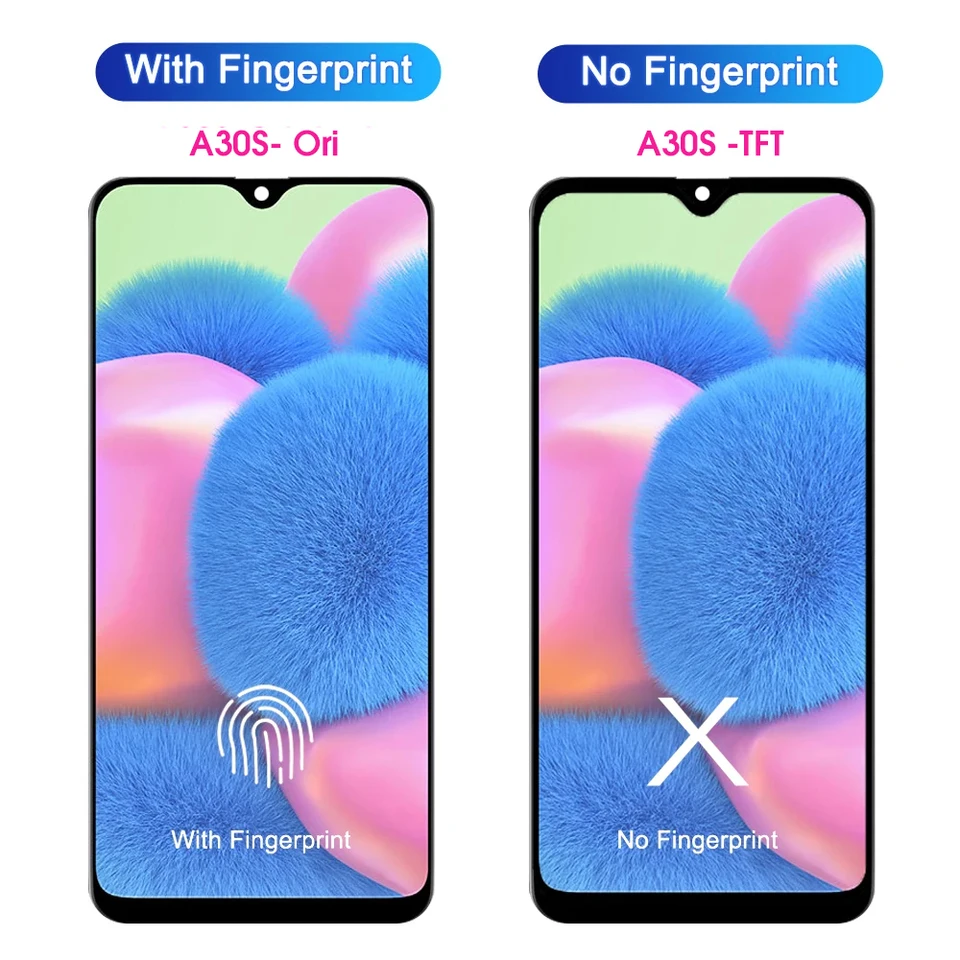 AMOLED A30S Screen, for Samsung Galaxy A30S A307 A307F A307FN
