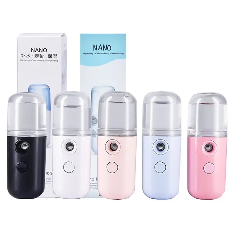 Nano moisturizing large spray water replenishment instrument face steamer cold spray portable small ball beauty humidifier